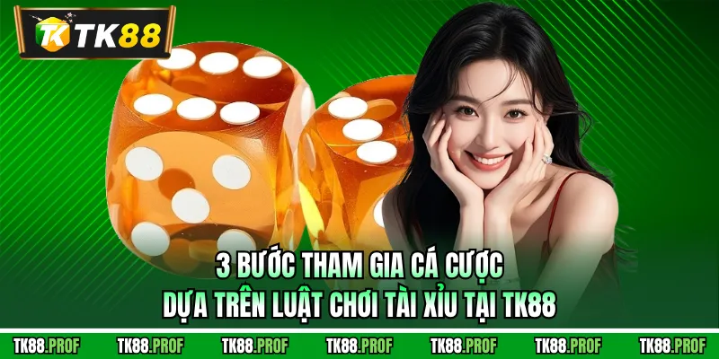 3 bước tham gia cá cược dựa trên luật chơi tài xỉu tại TK88
